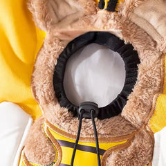 Cute canvas outdoor bag with exposed bee shaped cat bag shoulder bag small dog tote bag