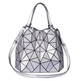 Handbags Bags For Women 2025 Designer Luxury Tote Bucket Bag Fashion Geometric Crossbody Shoulder Messenger Hand Bag Silver
