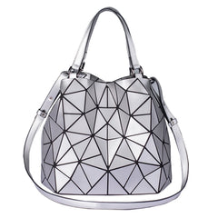 Handbags Bags For Women 2025 Designer Luxury Tote Bucket Bag Fashion Geometric Crossbody Shoulder Messenger Hand Bag Silver